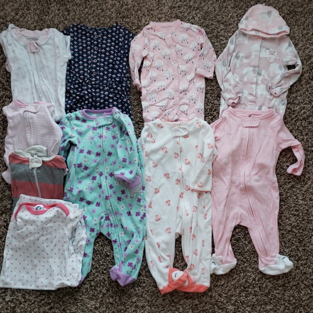 3 month pajamas